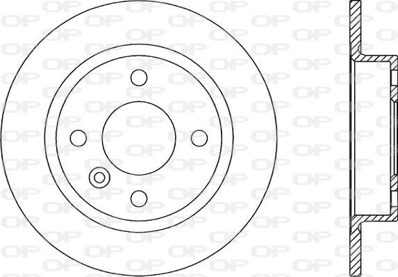 Open Parts BDR1610.10 - Bremžu diski autodraugiem.lv