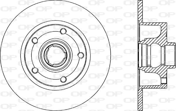 Open Parts BDR1044.10 - Bremžu diski autodraugiem.lv