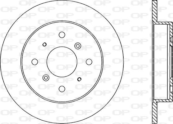 Open Parts BDR1056.10 - Bremžu diski autodraugiem.lv