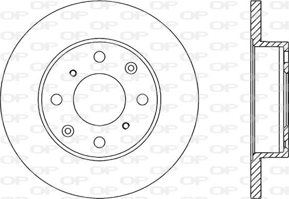 Open Parts BDR1050.10 - Bremžu diski autodraugiem.lv
