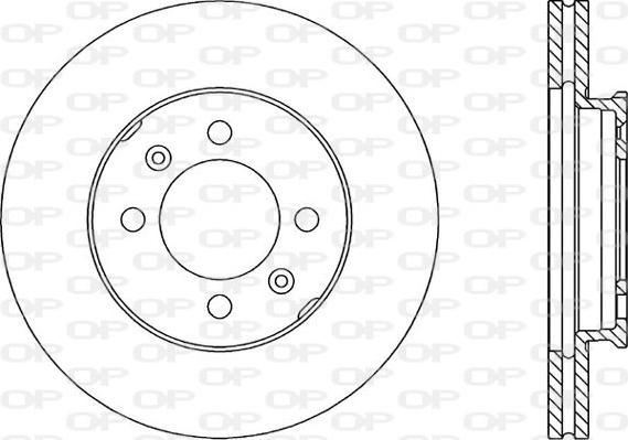 Open Parts BDR1051.20 - Bremžu diski autodraugiem.lv