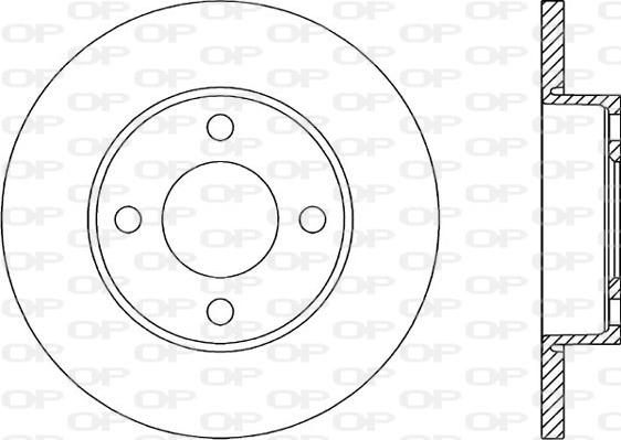 Open Parts BDR1019.10 - Bremžu diski autodraugiem.lv