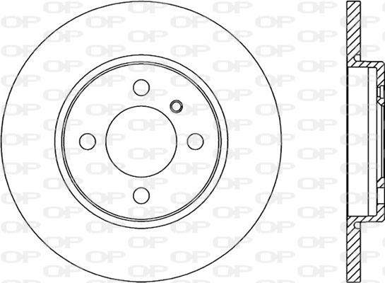 Open Parts BDR1080.10 - Bremžu diski autodraugiem.lv
