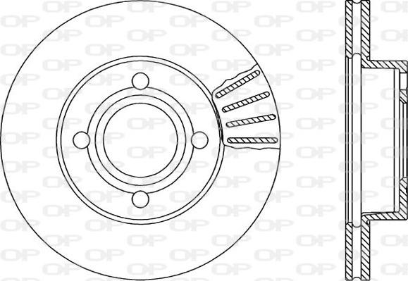 Open Parts BDR1032.20 - Bremžu diski autodraugiem.lv