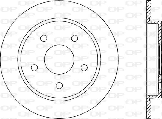 Open Parts BDR1164.10 - Bremžu diski autodraugiem.lv