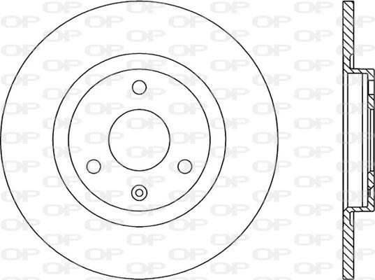 Open Parts BDR1108.10 - Bremžu diski autodraugiem.lv