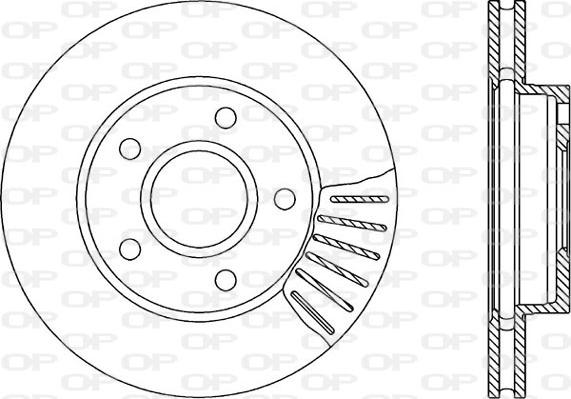 Open Parts BDR1189.20 - Bremžu diski autodraugiem.lv