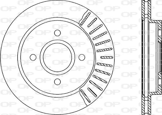 Open Parts BDR1185.20 - Bremžu diski autodraugiem.lv