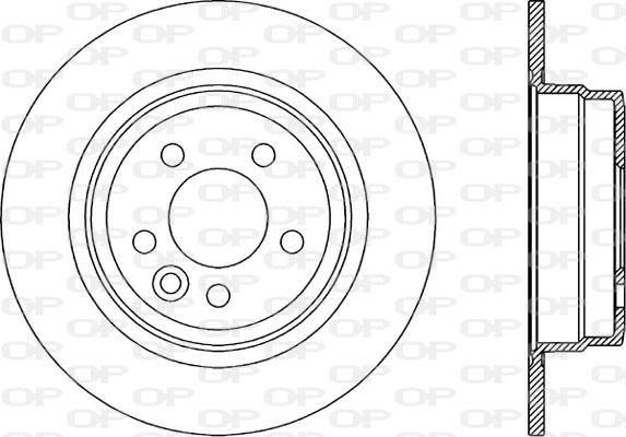 Open Parts BDR1894.10 - Bremžu diski autodraugiem.lv