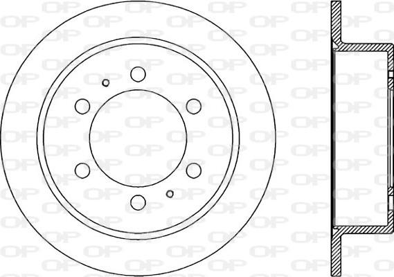 Open Parts BDR1860.10 - Bremžu diski autodraugiem.lv