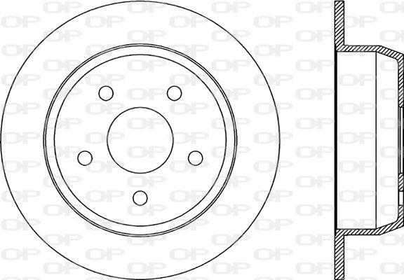 Open Parts BDR1862.10 - Bremžu diski autodraugiem.lv