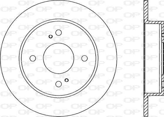 Open Parts BDR1392.10 - Bremžu diski autodraugiem.lv