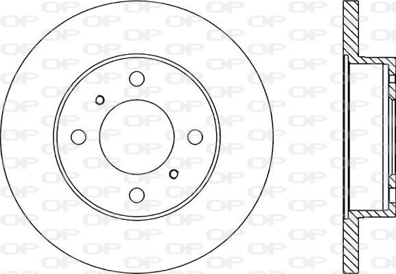 Open Parts BDR1349.10 - Bremžu diski autodraugiem.lv