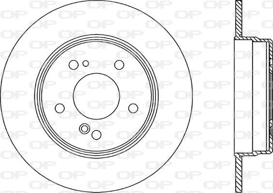 Open Parts BDR1317.10 - Bremžu diski autodraugiem.lv