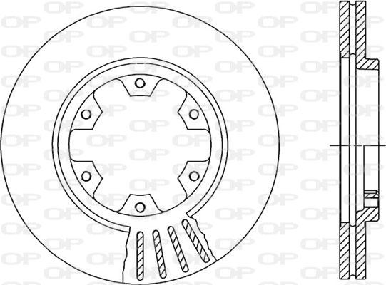 Open Parts BDR1384.20 - Bremžu diski autodraugiem.lv