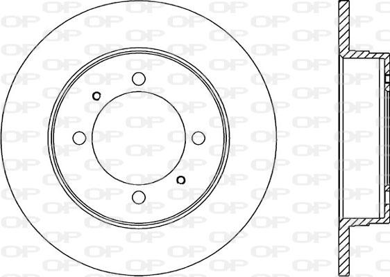 Open Parts BDR1335.10 - Bremžu diski autodraugiem.lv