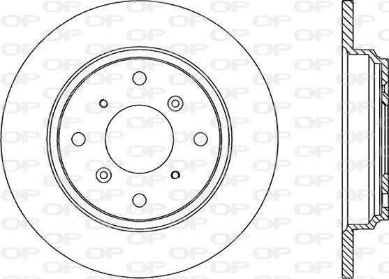 Open Parts BDR1218.10 - Bremžu diski autodraugiem.lv