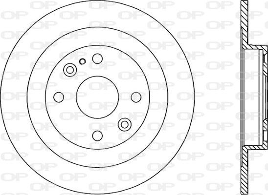 Open Parts BDR1281.10 - Bremžu diski autodraugiem.lv