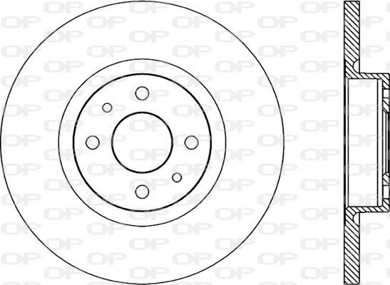 Open Parts BDR1740.10 - Bremžu diski autodraugiem.lv
