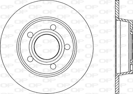 Open Parts BDR1743.10 - Bremžu diski autodraugiem.lv