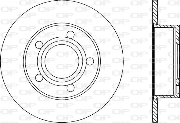 Open Parts BDR1742.10 - Bremžu diski autodraugiem.lv