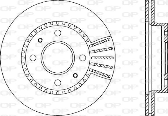 Open Parts BDR1707.20 - Bremžu diski autodraugiem.lv