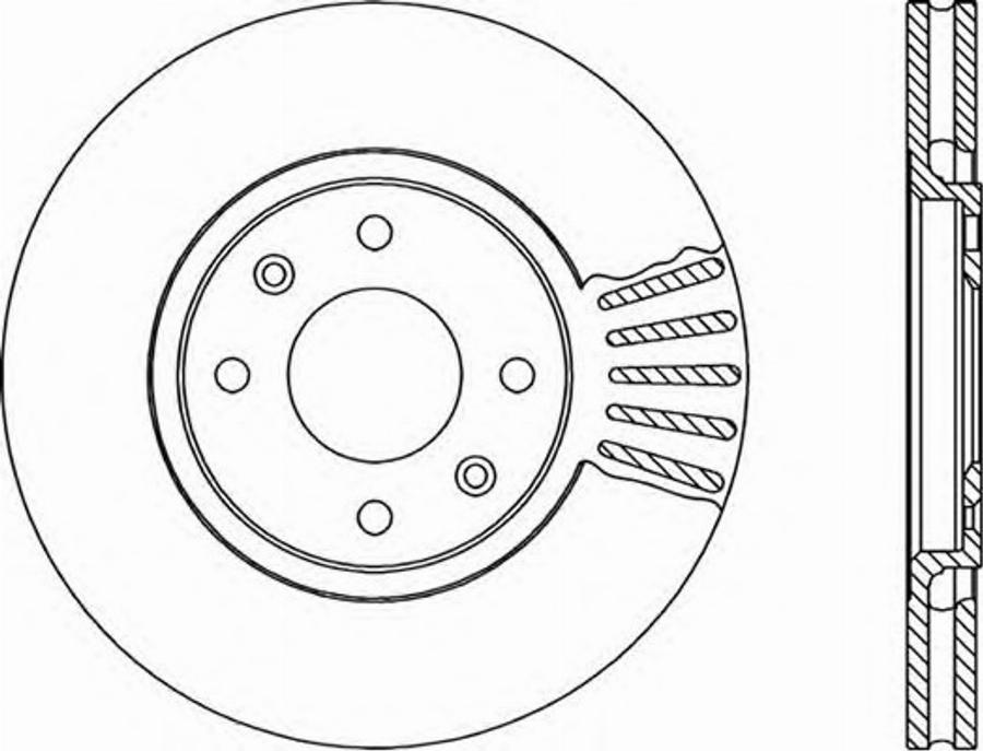 Open Parts BDR1715.20 - Bremžu diski autodraugiem.lv