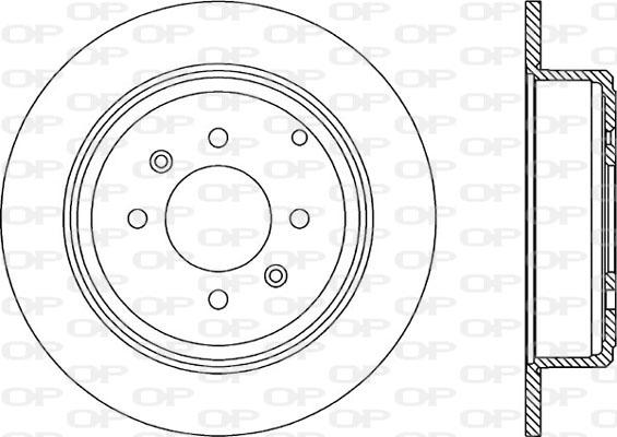 Open Parts BDR1716.10 - Bremžu diski autodraugiem.lv