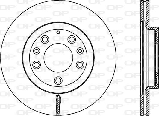 Open Parts BDR2450.20 - Bremžu diski autodraugiem.lv