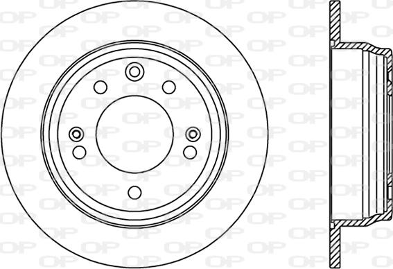 Open Parts BDR2409.10 - Bremžu diski autodraugiem.lv