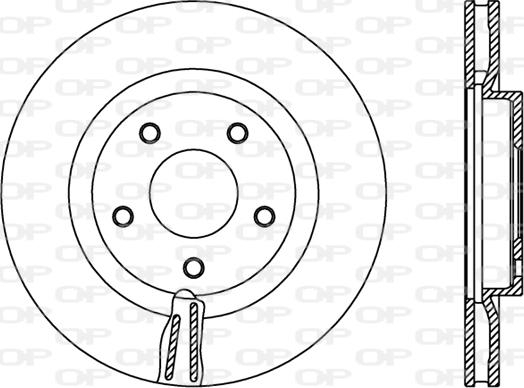 Open Parts BDR2401.20 - Bremžu diski autodraugiem.lv