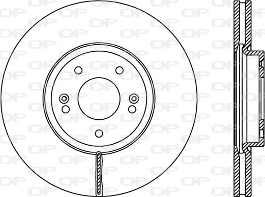 Open Parts BDR2407.20 - Bremžu diski autodraugiem.lv