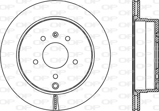 Open Parts BDR2416.20 - Bremžu diski autodraugiem.lv