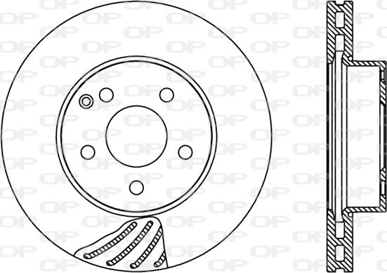 Open Parts BDR2418.20 - Bremžu diski autodraugiem.lv