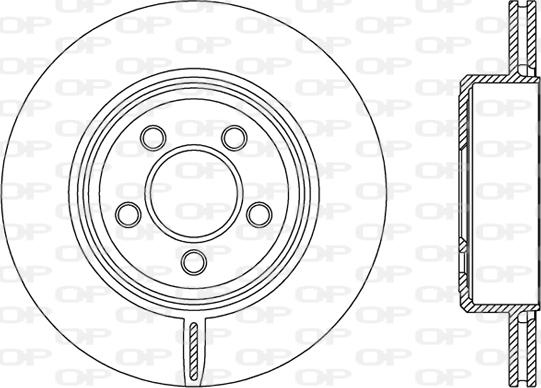 Open Parts BDR2481.20 - Bremžu diski autodraugiem.lv