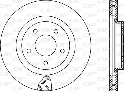 Open Parts BDR2435.20 - Bremžu diski autodraugiem.lv