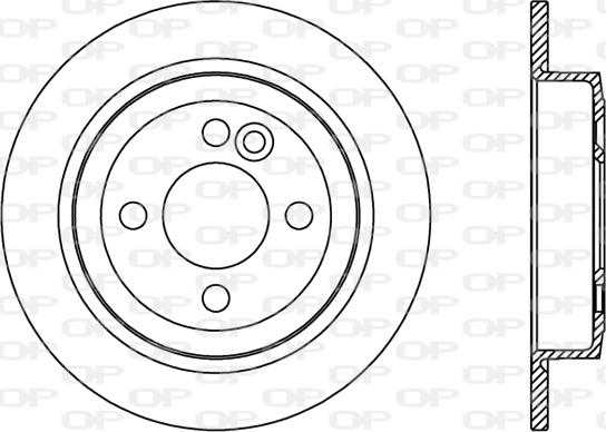 Open Parts BDR2430.10 - Bremžu diski autodraugiem.lv