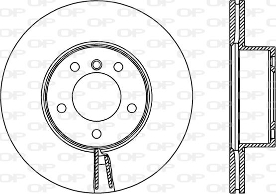 Open Parts BDR2429.20 - Bremžu diski autodraugiem.lv