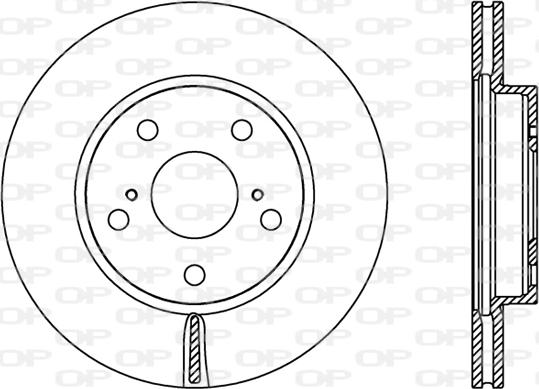 Open Parts BDR2423.20 - Bremžu diski autodraugiem.lv