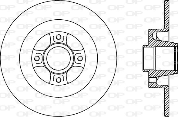 Open Parts BDR2427.10 - Bremžu diski autodraugiem.lv