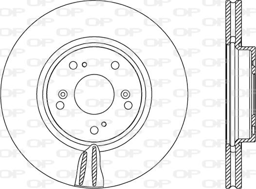 Open Parts BDR2474.20 - Bremžu diski autodraugiem.lv