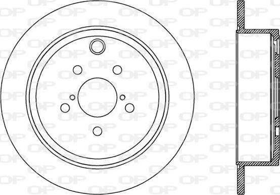 Open Parts BDR2541.10 - Bremžu diski autodraugiem.lv