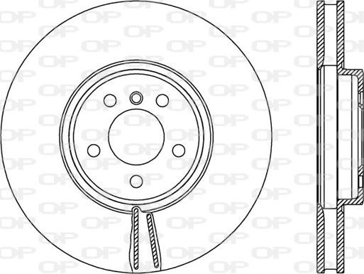 Open Parts BDR2543.20 - Bremžu diski autodraugiem.lv