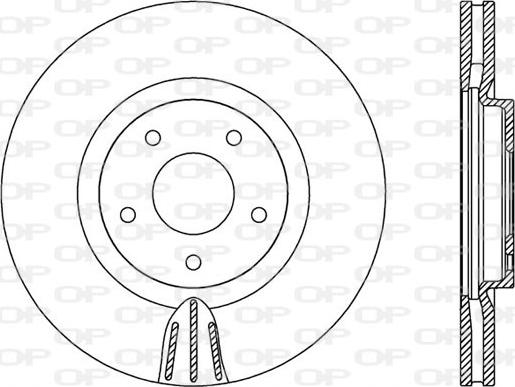 Open Parts BDR2550.20 - Bremžu diski autodraugiem.lv