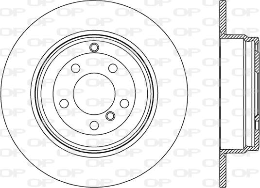 Open Parts BDR2504.10 - Bremžu diski autodraugiem.lv