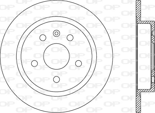 Open Parts BDR2508.10 - Bremžu diski autodraugiem.lv