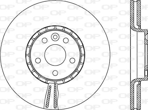 Open Parts BDR2519.20 - Bremžu diski autodraugiem.lv