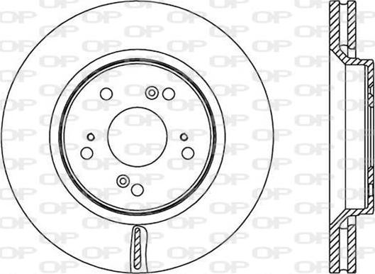 Open Parts BDR2516.20 - Bremžu diski autodraugiem.lv