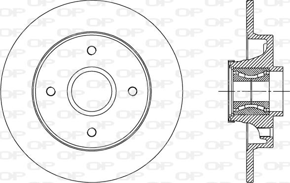 Open Parts BDR2510.30 - Bremžu diski autodraugiem.lv
