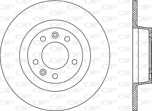 Open Parts BDR2518.10 - Bremžu diski autodraugiem.lv